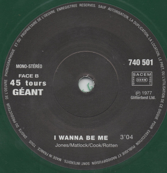 Sex Pistols : Anarchy In The UK (7", RE, Gre)