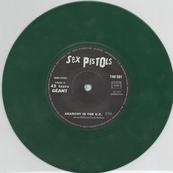 Sex Pistols : Anarchy In The UK (7", RE, Gre)