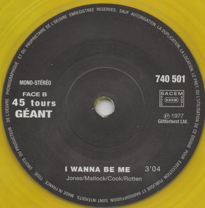 Sex Pistols : Anarchy In The UK (7", RE, Yel)