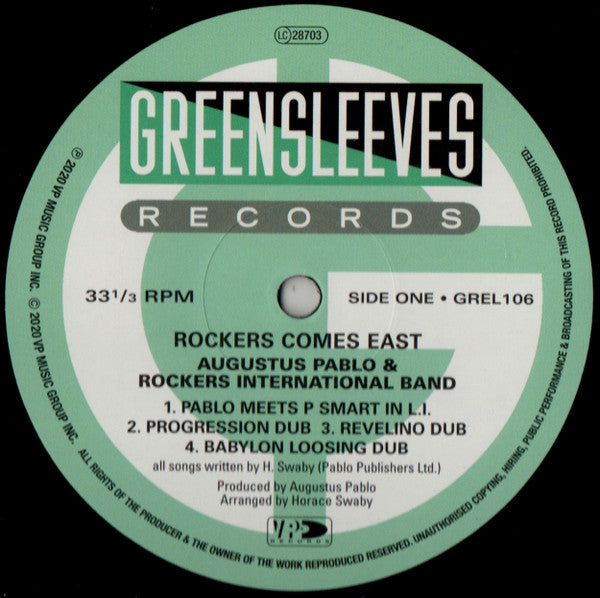 Augustus Pablo : Rockers Comes East LP, Album, RE (M / M) - Dig Vinyl