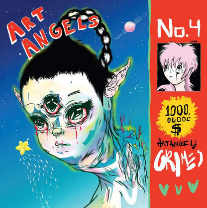 Grimes (4) : Art Angels (LP, Album, RP, MPO)