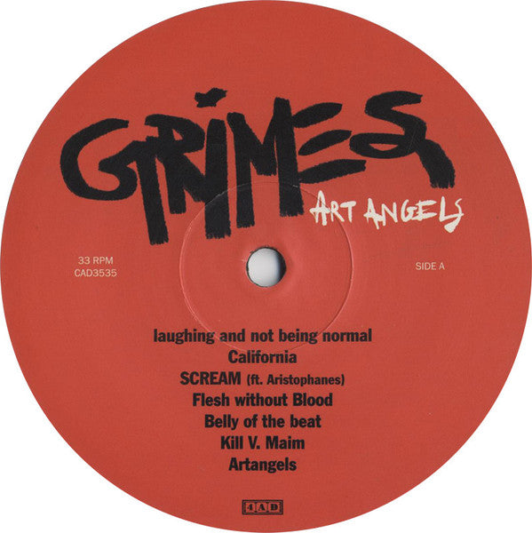 Grimes (4) : Art Angels (LP, Album, RP, MPO)