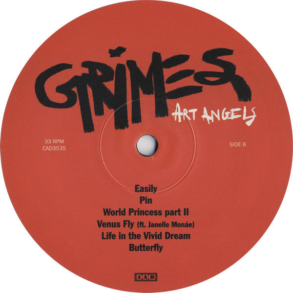Grimes (4) : Art Angels (LP, Album, RP, MPO)