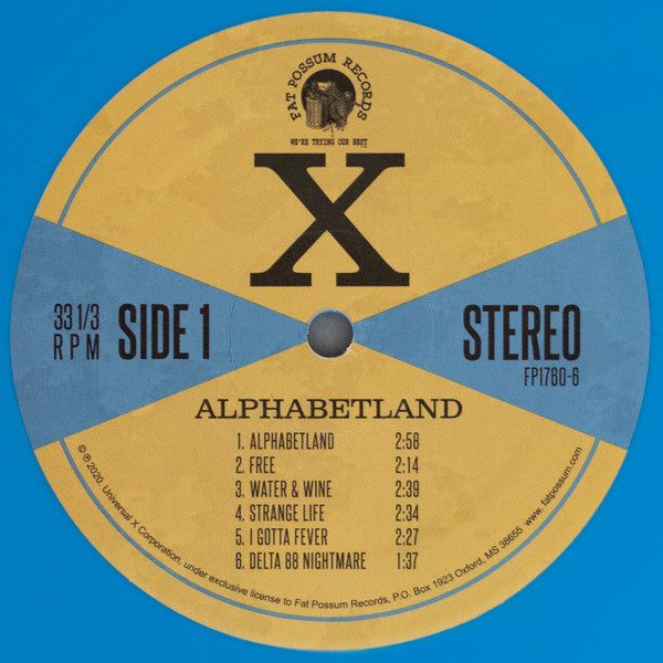 X (5) : Alphabetland (LP, Album, Ltd, Blu)