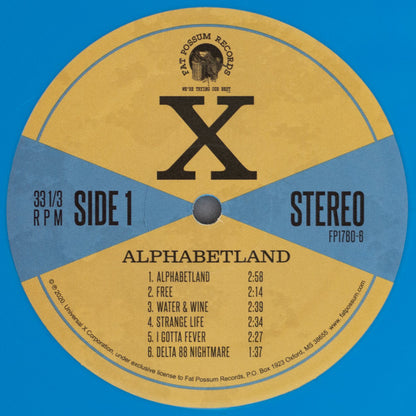 X (5) : Alphabetland (LP, Album, Ltd, Blu)