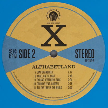 X (5) : Alphabetland (LP, Album, Ltd, Blu)