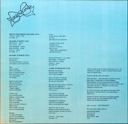 Annette Peacock : Been In The Streets Too Long (LP, Album)