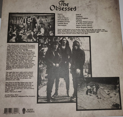 The Obsessed : Live At Big Dipper (LP, Album, Sil)