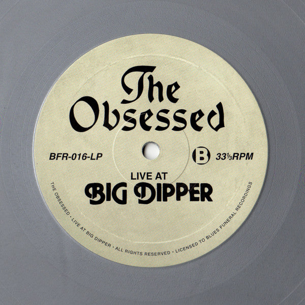 The Obsessed : Live At Big Dipper (LP, Album, Sil)