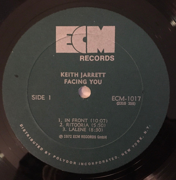 Keith Jarrett : Facing You (LP, Album, All)