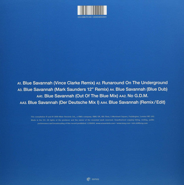 Erasure : Blue Savannah (12", EP, RSD, Ltd, Blu)