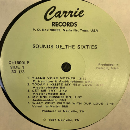 Various : Carrie Oldies - Sounds Of The Sixties (LP, Comp)