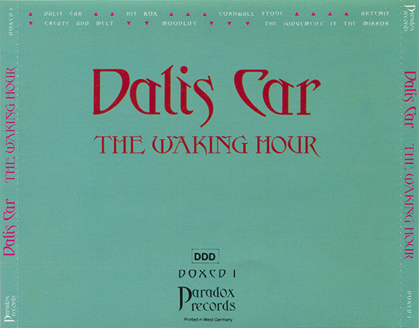 Dalis Car : The Waking Hour (CD, Album, Blu)