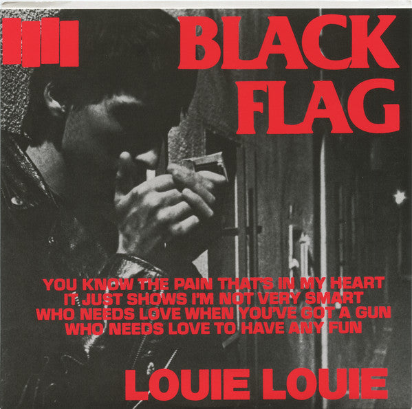 Black Flag : Louie Louie (7", Single, RE, Sma)