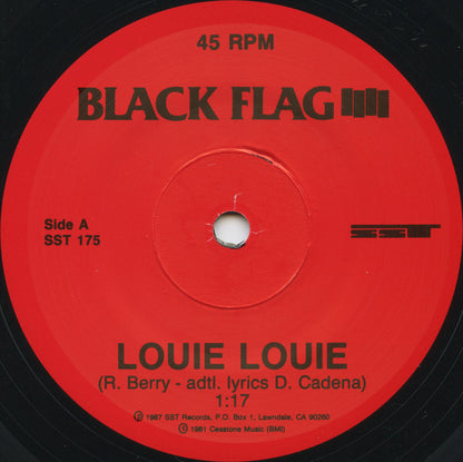 Black Flag : Louie Louie (7", Single, RE, Sma)