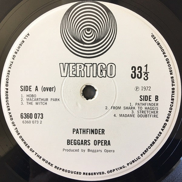 Beggars Opera : Pathfinder (LP, Album)