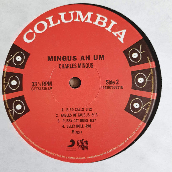 LP Charles Mingus Mingus Ah Um 88697664871,MOV COLUMBIA 未開封 /00260 MINGUS,CHARLES - Mingus Ah Um - Amazon.com Music