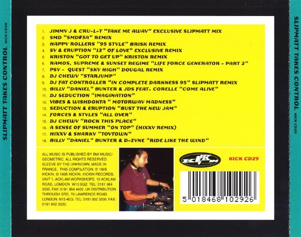 Slipmatt : Slipmatt Takes Control (CD, Mixed)