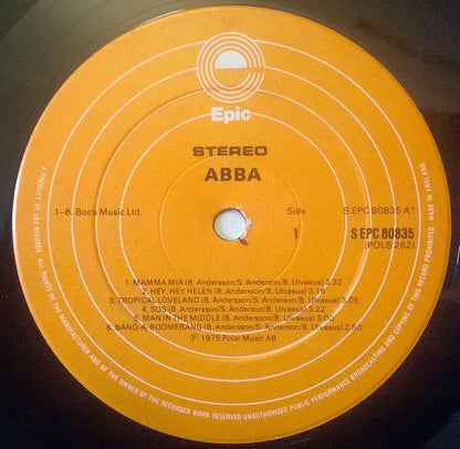 ABBA : ABBA (LP, Album, RP, Ora)