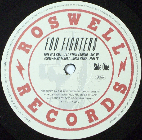 Foo Fighters : Foo Fighters LP, Album (VG+ / VG+) - Dig Vinyl