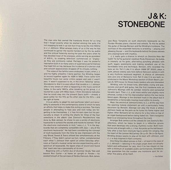 J* & K* : Stonebone (LP, RE, Bla)