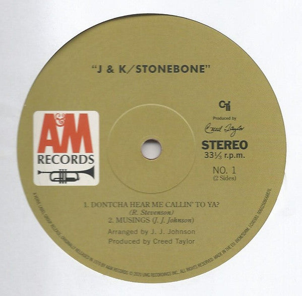 J* & K* : Stonebone (LP, RE, Bla)