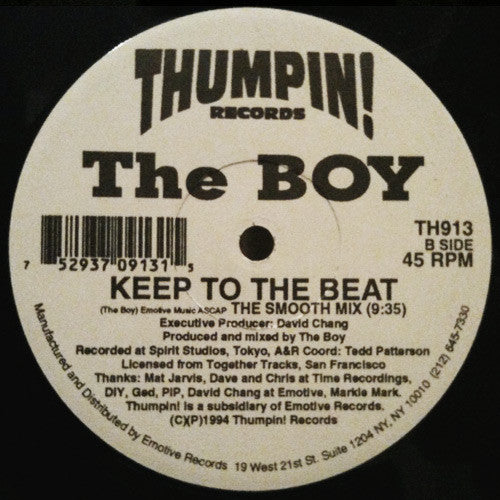 The Boy : Keep To The Beat (12")