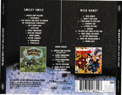 The Beach Boys : Smiley Smile / Wild Honey (HDCD, Comp, RE, RM, Uni)