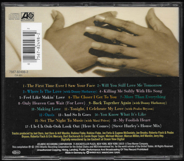 Roberta Flack : Softly With These Songs - The Best Of Roberta Flack (CD, Comp, RE, RM)