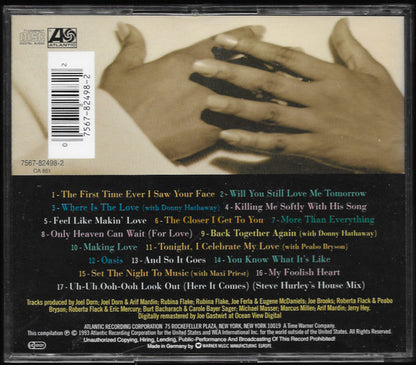 Roberta Flack : Softly With These Songs - The Best Of Roberta Flack (CD, Comp, RE, RM)