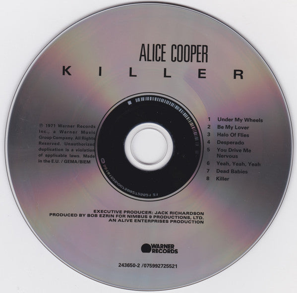 Alice Cooper : Killer (CD, Album, RE)