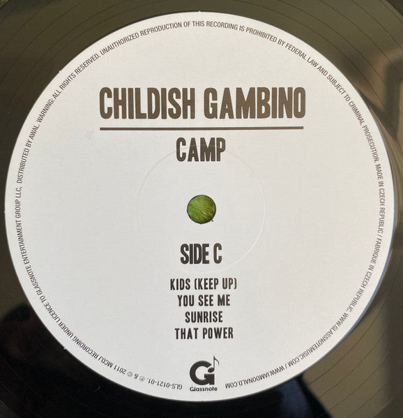 Childish Gambino : Camp (2xLP, Album, 180)