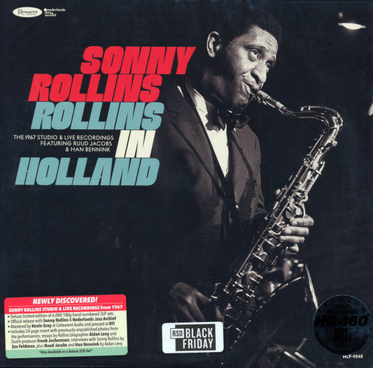 Sonny Rollins : Rollins In Holland (3xLP, Album, RSD, Mono, Dlx, Ltd, Num, Gat)