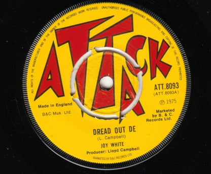 Joy White : Dread Out De / Dread Dub (7")