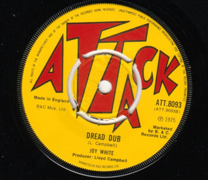 Joy White : Dread Out De / Dread Dub (7")
