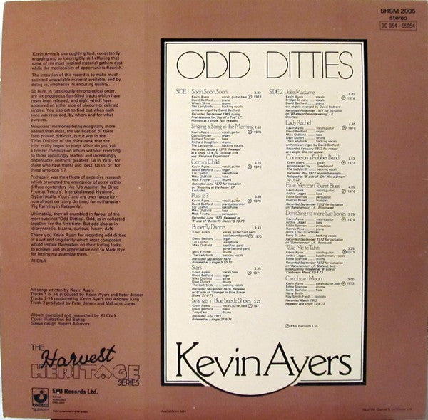 Kevin Ayers : Odd Ditties (LP, Comp)