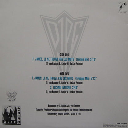 DJPC : James, Je Ne Trouve Pas Les Mots (12")