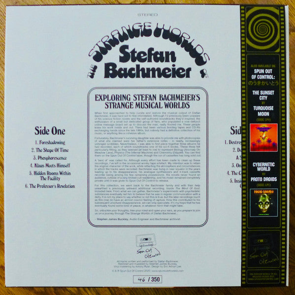 Stefan Bachmeier : The Strange Worlds Of Stefan Bachmeier (LP, Comp, Ltd, Red)