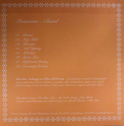Mountains : Choral (2xLP, Album, Ltd, Ora)