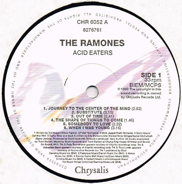 Ramones : Acid Eaters (LP, Album)