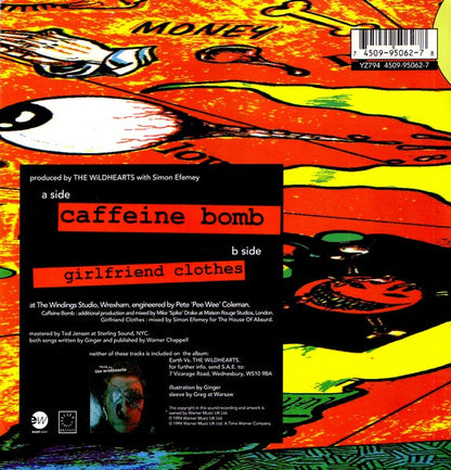 The Wildhearts : Caffeine Bomb (7", Single, Gre)