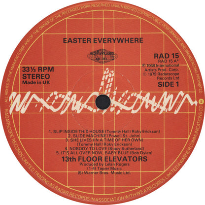 13th Floor Elevators : Easter Everywhere (LP, Album, RE)