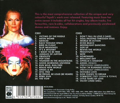 Toyah : Good Morning Universe (The Very Best Of Toyah) (2xCD, Comp, RM)