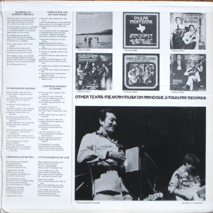 Flaco Jimenez Y Su Conjunto : Flaco Jimenez Y Su Conjunto (LP, Comp)