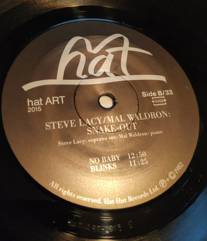 Steve Lacy / Mal Waldron : Herbe De L'oubli - Snake-Out (2xLP, Comp)