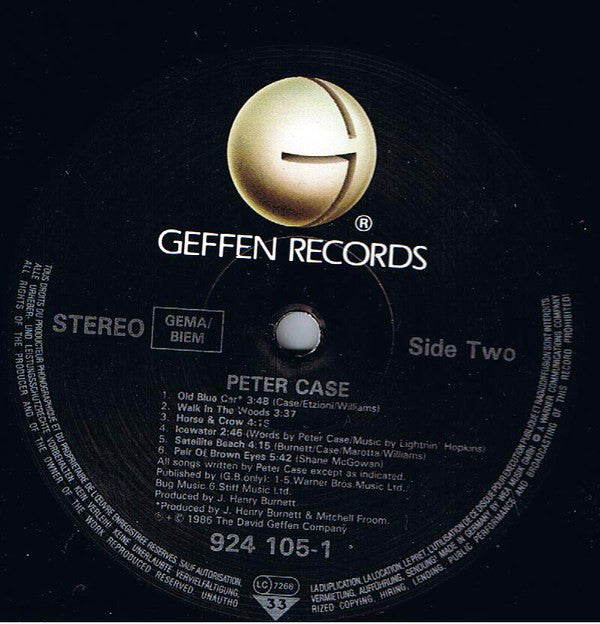 Peter Case : Peter Case (LP, Album)