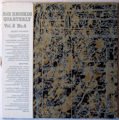 Various : Rē Records Quarterly Vol. 2 No. 4 (LP)