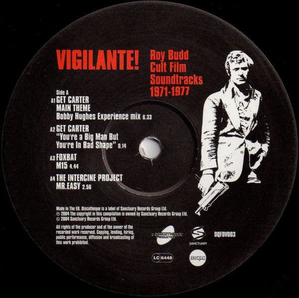 Roy Budd : Vigilante! - Roy Budd Cult Film Soundtracks 1971-1977 (2xLP, Comp, Gat)
