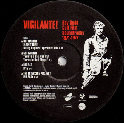 Roy Budd : Vigilante! - Roy Budd Cult Film Soundtracks 1971-1977 (2xLP, Comp, Gat)