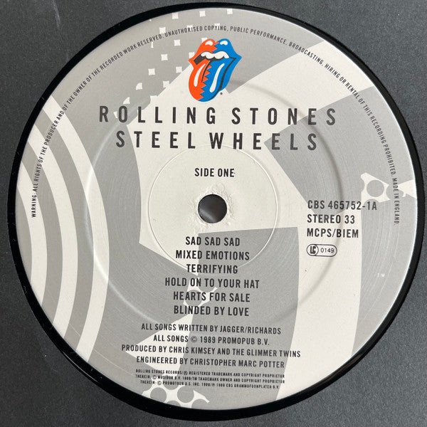 Rolling Stones* : Steel Wheels (LP, Album)